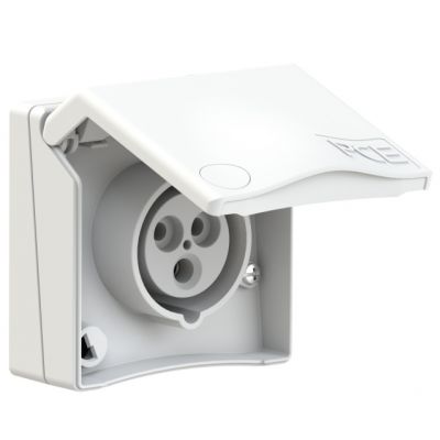 GNIAZDO ZABUDOWANE SERIA DESIGN IP44 gniazdo tablicowe16A 2P+Z 230V 843-6v PCE (843-6v)