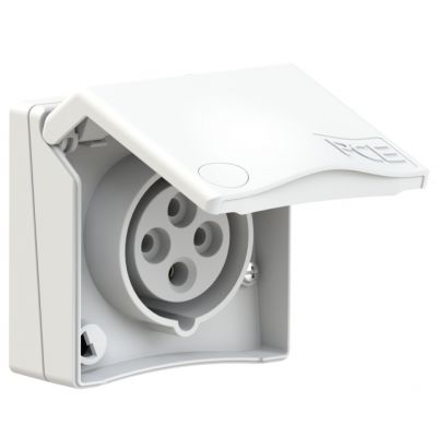GNIAZDO ZABUDOWANE SERIA DESIGN IP44 gniazdo tablicowe 16A 3P+Z 400V 844-6v PCE (844-6v)