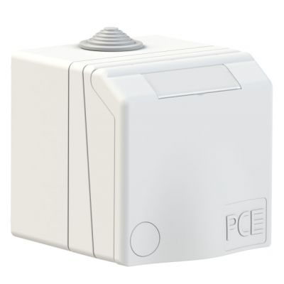 GNIAZDO ZABUDOWANE SERIA DESIGN IP44 gniazdo nadtynkowe przelotowe 16A 3P+Z 400V 864-6v PCE (864-6v)