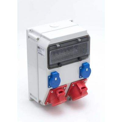 ROZDZIELNICA STACJONARNA Z TWORZYWA TYP „ADAMOW” 10M Wejście M32 - wyjście 32/5xB32 16/5xB16 2xGSx2xB16 9036435W PCE (9036435W)