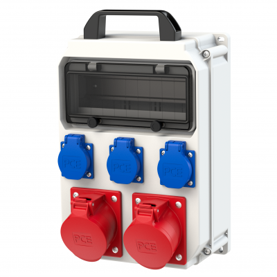 ROZDZIELNICA Z TWORZYWA SERIA ECOLINE Przenośna 2x32/5 3GS bez zabezpieczeń 90EKO002 PCE (90EKO002)