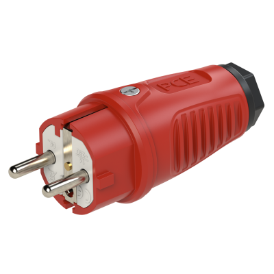 WTYCZKA GUM.16A 3P 230V IP44 CZERWONA PCE (0521-R)