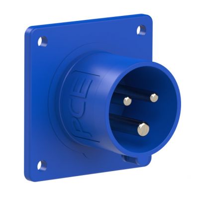 WTYCZKA TABLICOWA 16A 3P 6H IP44 STYKI NIKLOWANE PCE (613-6V)