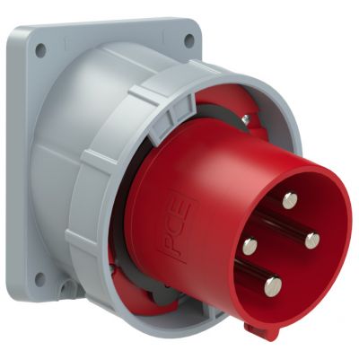 WTYCZKA ODBIORN.SKOŚNA 125A 4P 6H IP67 PCE (744-6)