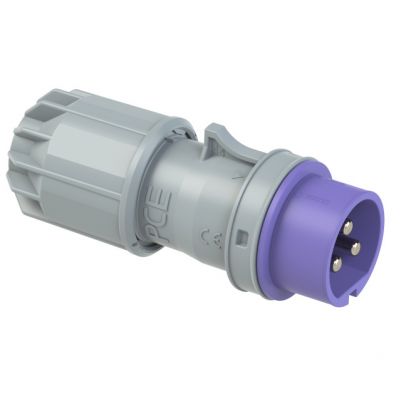 Wtyczka przenośna 32A 3P 24V AC fioletowa IP44 TWIST 073V PCE (073V)