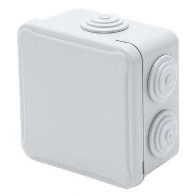 PUSZKA SERII „LIGHT” PUSZKA INSTALACYJNA LIGHT POKRYWA PEŁNA, DŁAWNICE 84x84x50 (7xM25) IP54 EP-088 PCE (EP-088)