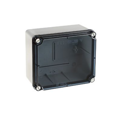 PUSZKA SERII „LIGHT” PUSZKA INSTALACYJNA LIGHT POKRYWA TRANSPARENTNA, GŁADKA 162x116x76 (6xM25, 4xM40) IP66/67 ELT-171 PCE (ELT-171)