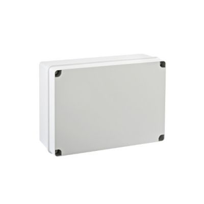 PUSZKA SERII „LIGHT” PUSZKA INSTALACYJNA LIGHT POKRYWA PEŁNA, GŁADKA 328x239x129 (12xM40) IP66/67 EL-322 PCE (EL-322)