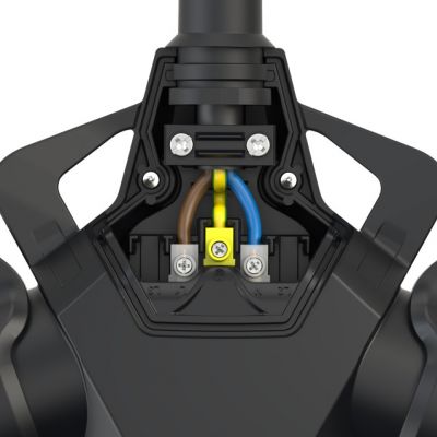 Rozgałęziacz potrójny Taurus2 z bolcem z zatyczką IP54 PCE (243711-srw)