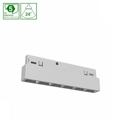 SYSTEM SHIFT NANO - GRID XS OPRAWA LINIOWA 100X12X30MM 6W 24ST BIAŁY 5 LAT GW. (WLD+80002)