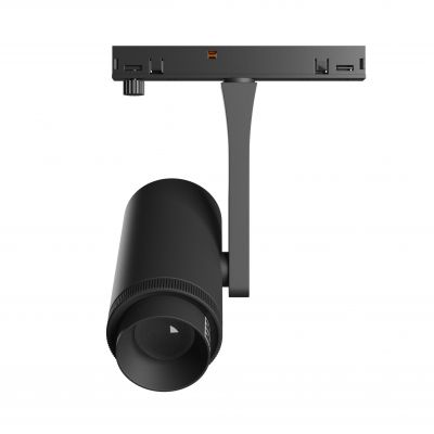 SYSTEM SHIFT NANO - SPOT ZOOM OPRAWA NA SZYNOPRZEWÓD 40x80x145MM 7W 15-45ST CZARNY 5 LAT GW. (WLD+80012)