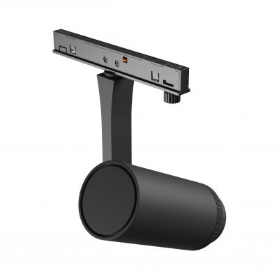 SYSTEM SHIFT NANO - SPOT ZOOM OPRAWA NA SZYNOPRZEWÓD 40x80x145MM 7W 15-45ST CZARNY 5 LAT GW. (WLD+80012)