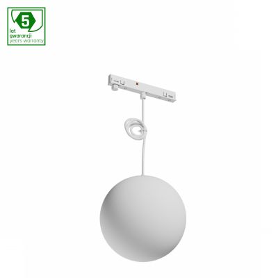 SYSTEM SHIFT NANO - GLOBE P OPRAWA KULA ZWIS 100+1000MM KABEL 7W BIAŁY 5 LAT GW. (WLD+80008)