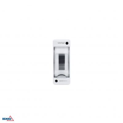 Rozdzielnica natynkowa 1x2 IP40 BEMKO (A80-RDN-IP40-NPE-02P)