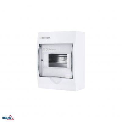 Rozdzielnica natynkowa 1x6 IP40 zaciski 6N+6PE BEMKO (A80-RDN-IP40-NPE-06P)