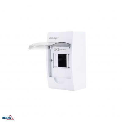 Rozdzielnica natynkowa 1x12 IP40 zaciski 12N+12PE BEMKO (A80-RDN-IP40-NPE-12P)