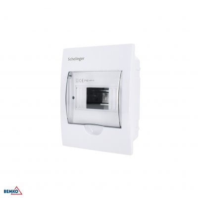 Rozdzielnica podtynkowa 1x6 IP40 zaciski 6N+6PE BEMKO (A80-RDP-IP40-NPE-06P)