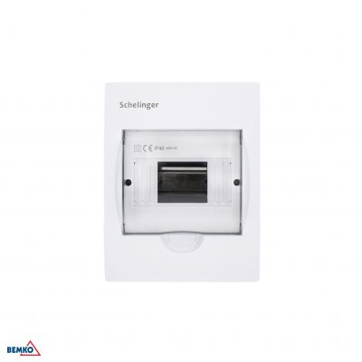 Rozdzielnica podtynkowa 1x6 IP40 zaciski 6N+6PE BEMKO (A80-RDP-IP40-NPE-06P)