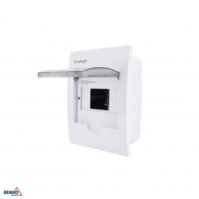 Rozdzielnica podtynkowa 1x6 IP40 zaciski 6N+6PE BEMKO (A80-RDP-IP40-NPE-06P)