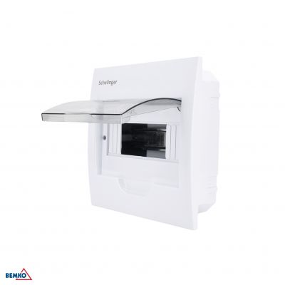 Rozdzielnica podtynkowa 1x8 IP40 zaciski 8N+8PE BEMKO (A80-RDP-IP40-NPE-08P)