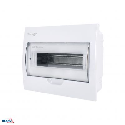 Rozdzielnica podtynkowa 1x12 IP40 zaciski 12N+12PE BEMKO (A80-RDP-IP40-NPE-12P)