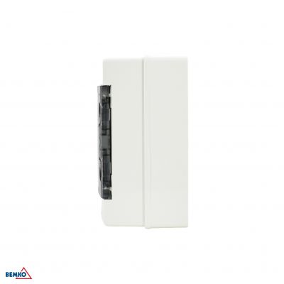 Rozdzielnica natynkowa hermetyczna 1x12 IP65 zaciski 12N+12PE BEMKO (A80-RHN-IP65-NPE-12P)