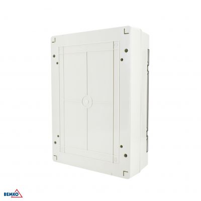 Rozdzielnica natynkowa hermetyczna 2x12 IP65 zaciski 24N+24PE BEMKO (A80-RHN-IP65-NPE-24P)