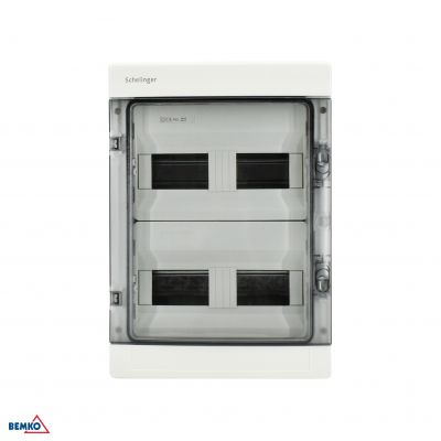 Rozdzielnica natynkowa hermetyczna 2x12 IP65 zaciski 24N+24PE BEMKO (A80-RHN-IP65-NPE-24P)