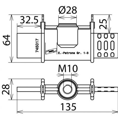 Wkładki uziemiające NH wielk. 1..3 (745017)