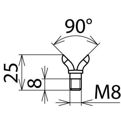 Elektroda V, szer. 22 mm (766927)