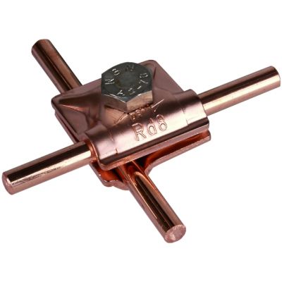 Zacisk uniwersalny MV do drutu 8 mm, Cu (390057)