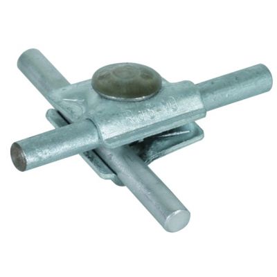Zacisk uniwersalny MV do drutu 8-10 mm, St/tZn (390060)