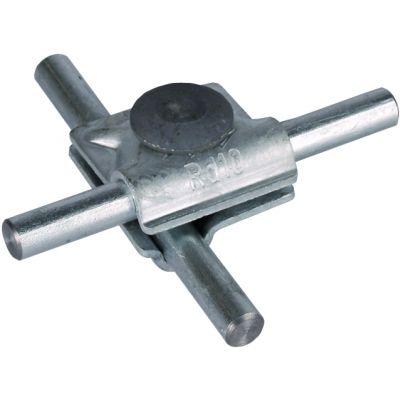 Zacisk uniwersalny MV do drutu 10 mm, St/tZn (391060)