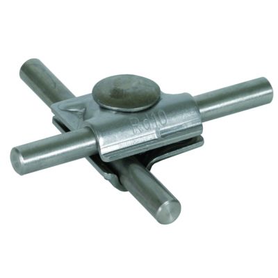 Zacisk uniwersalny MV do drutu 10 mm, stal nierdzewna NIRO (391069)