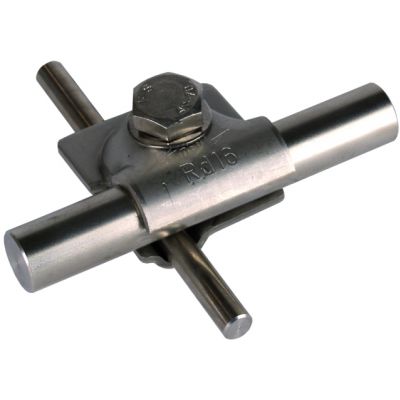 Zacisk uniwersalny MV do drutu 8-10/16 mm, stal nierdzewna NIRO (392059)