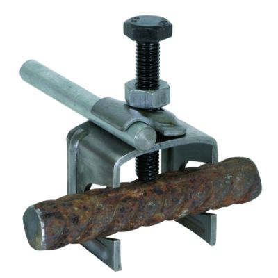 Zacisk łączący zbrojenie z wypustem uziemiającym 6-22/6-10 mm (+/II), 6-22/40 mm (+), stal nieocynk. (308035)
