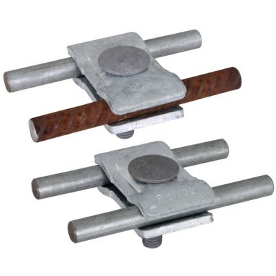 Zacisk równoległy do prętów zbrojenia 6-22 mm/6-22 mm, 1xM10, St/tZn (306122)