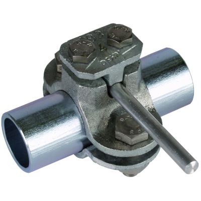 Obejma uziemiająca do rur 1/2", TG/tZn (407012)