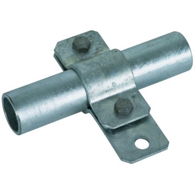 Obejma uziemiająca do rur 3/8", St/tZn (410038)