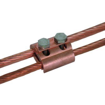 Zacisk równoległy do drutu 5-16 mm/16-150 mm2, 2xM8, Cu (306101)