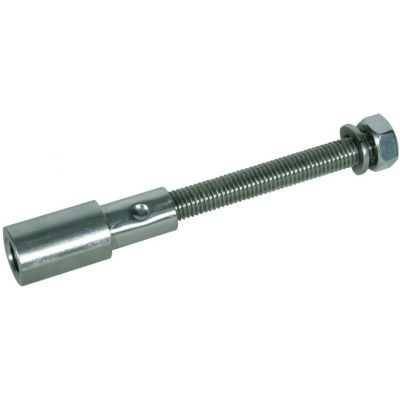 Adapter przedłużający o dł. 130 mm z gwintem M10 do wypustu uziemiającego, stal nierdzewna NIRO (V4A (478699)