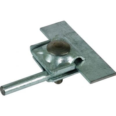 Zacisk krawędziowy prosty 0,7-10 mm, do drutu 8-10 mm, St/tZn (365220)