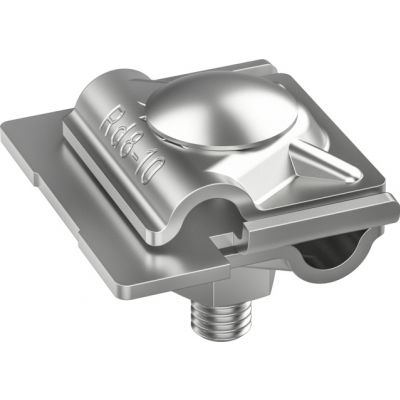 Zacisk krawędziowy prosty 0,7-10 mm, do drutu 8-10 mm, stal nierdzewna NIRO (365229)