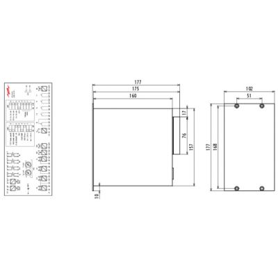Wykrywacz łuku elektrycznego, DEHNshort (prądu + światło) 24 V DC (782030)