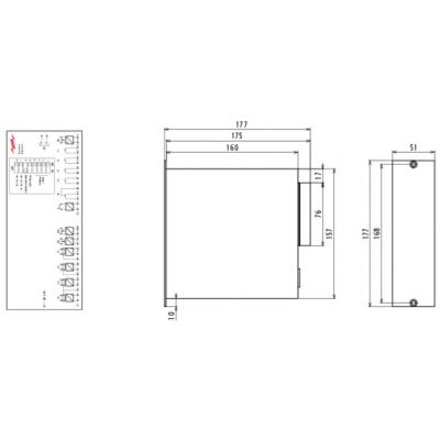 Wykrywacz łuku elektrycznego, DEHNshort (sensor punktowy) 24 V DC (782040)