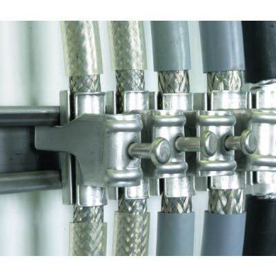 Zacisk do uziemienia ekranów kabli fi 25-33 mm (308408)