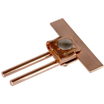Zacisk krawędziowy podwójny 0,7-8 mm, Cu (365017)