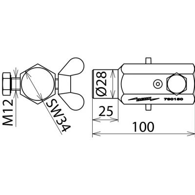 Gniazdo przyłącz. uziemiające (790150)
