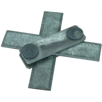 Zacisk SV do płask. 30/płask. 30 mm, St/tZn (308230)