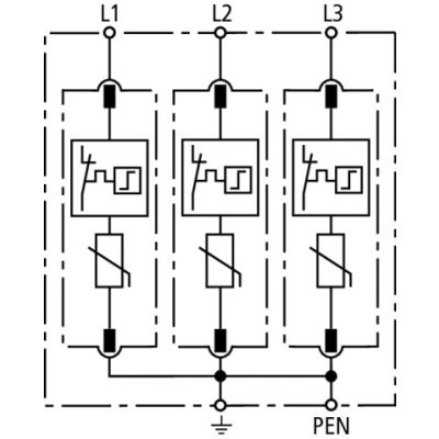 Ogranicznik przepięć DEHNguard M (952303)